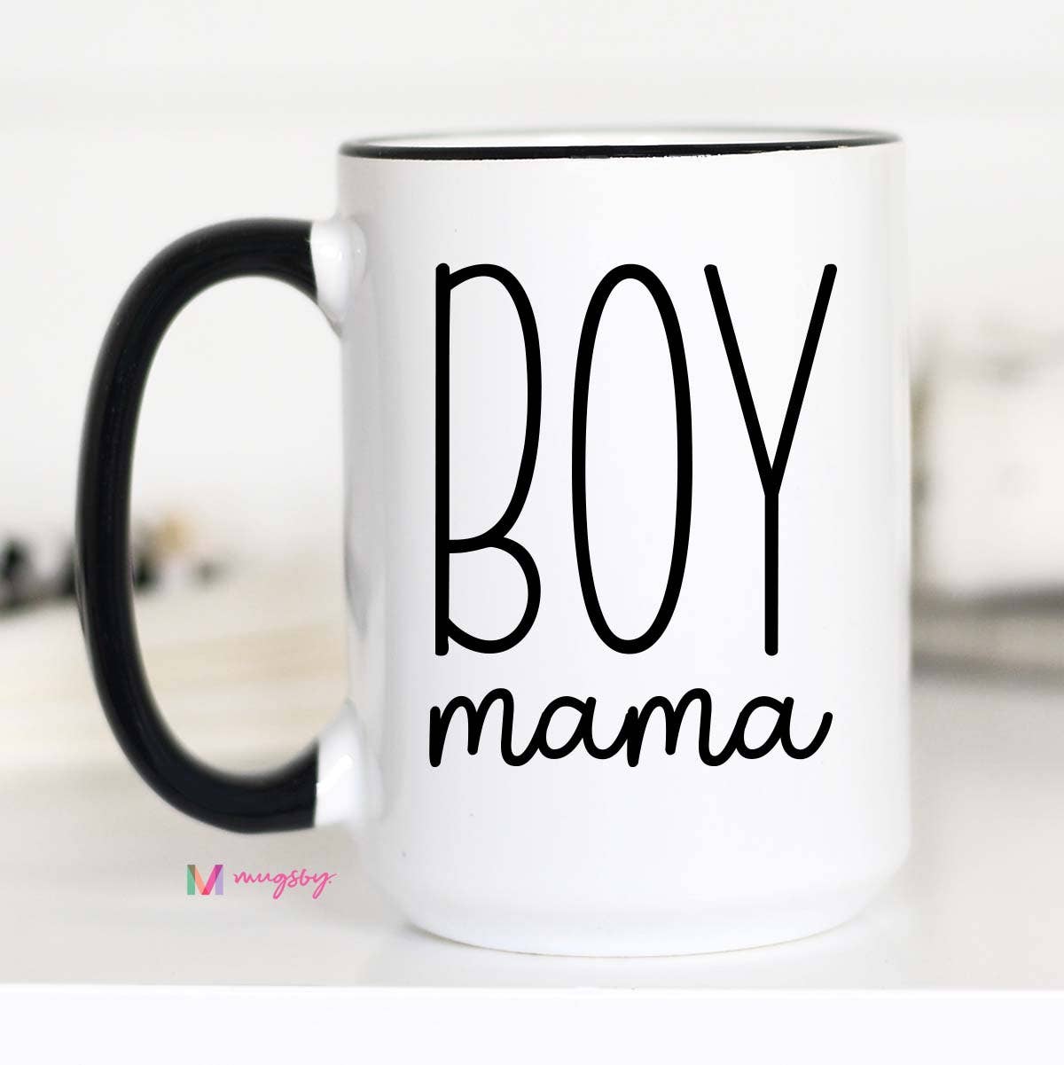 BOY MOM | Personalized Metal Coffee Mug