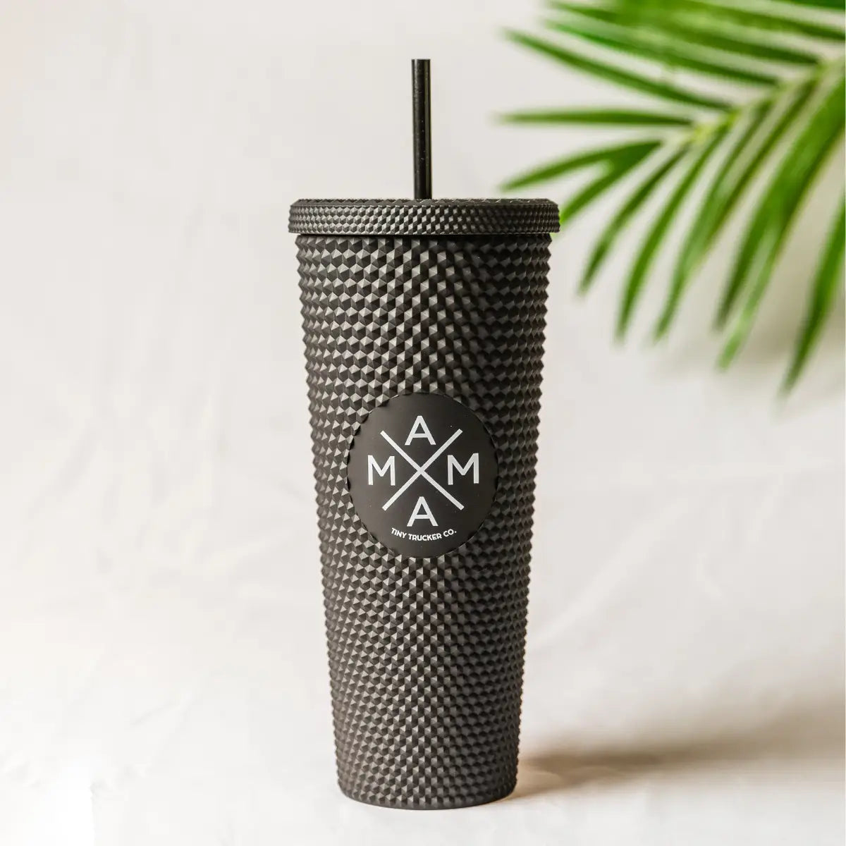 Mama X Studded Plastic Tumbler