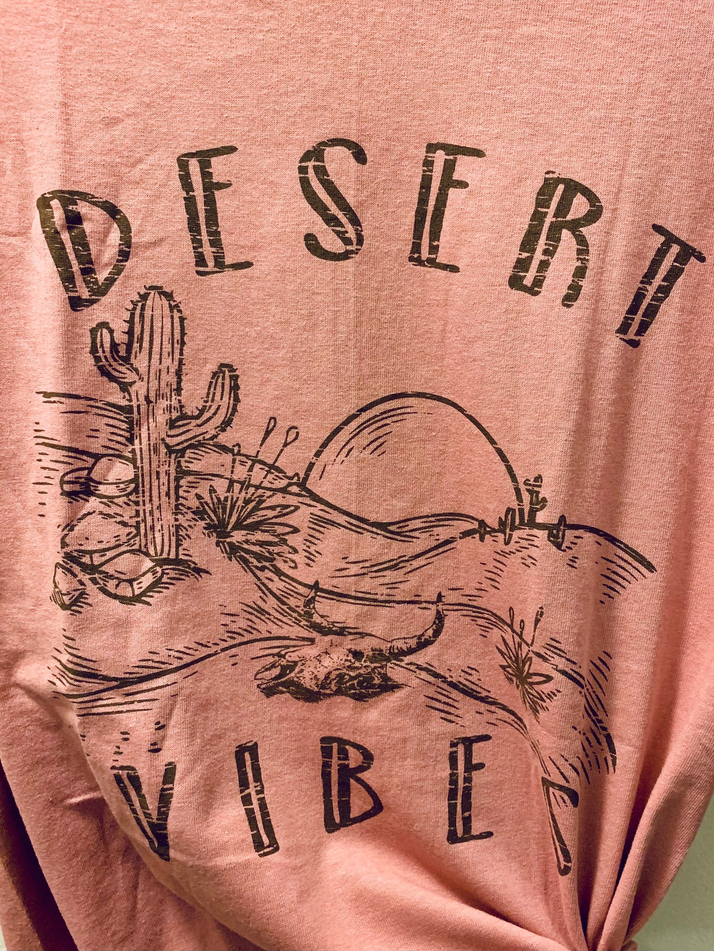 Graphic Tee - Desert Vibes Pink