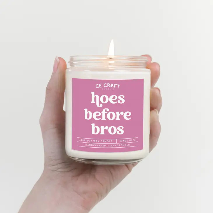 Hoes Before Bros Candle - Watermelon Lemonade