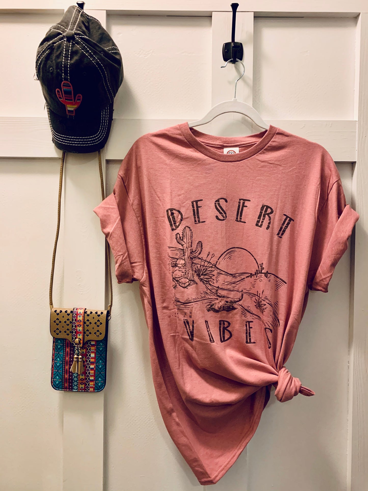 Graphic Tee - Desert Vibes Pink