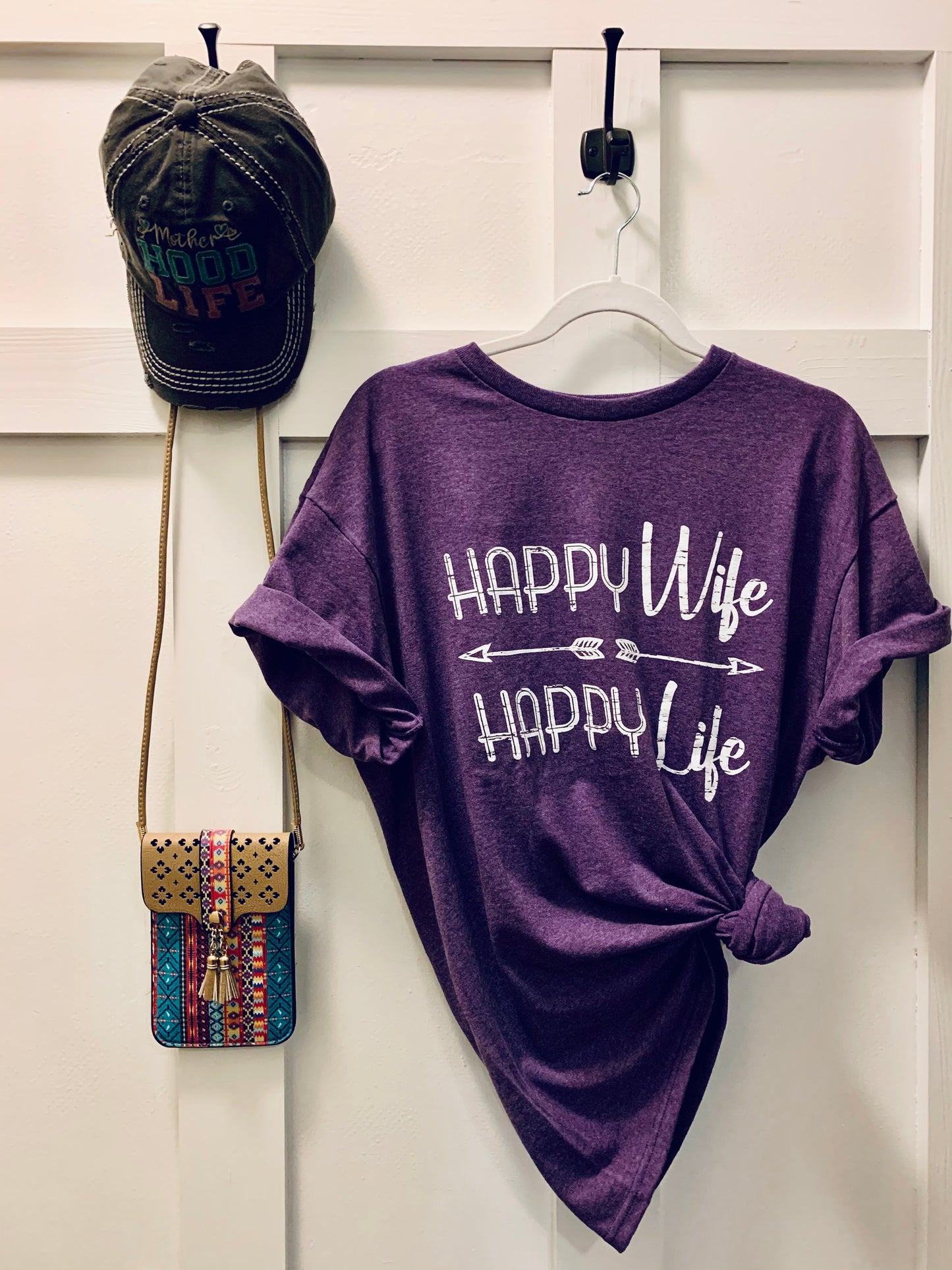 Graphic Tee - Happy Wife Happy Life