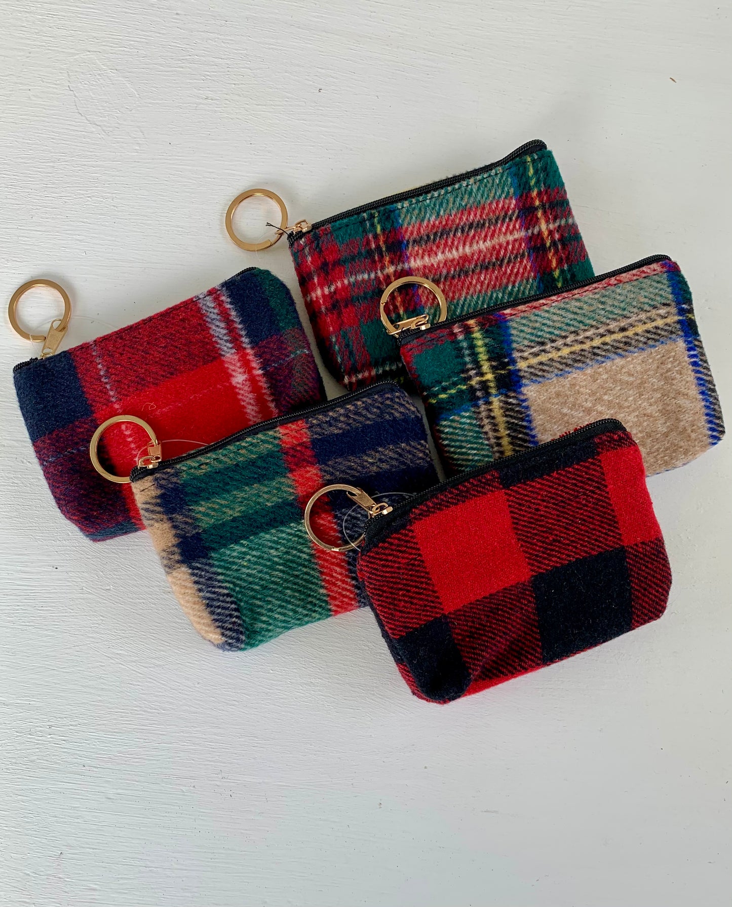 All About The Plaid Coin Purse - Blue/Green/Red