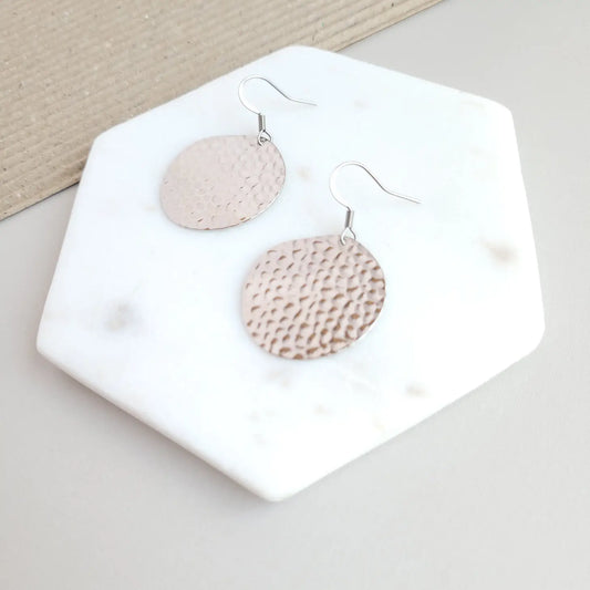 Stepping Out - Silver Lightweight Earrings