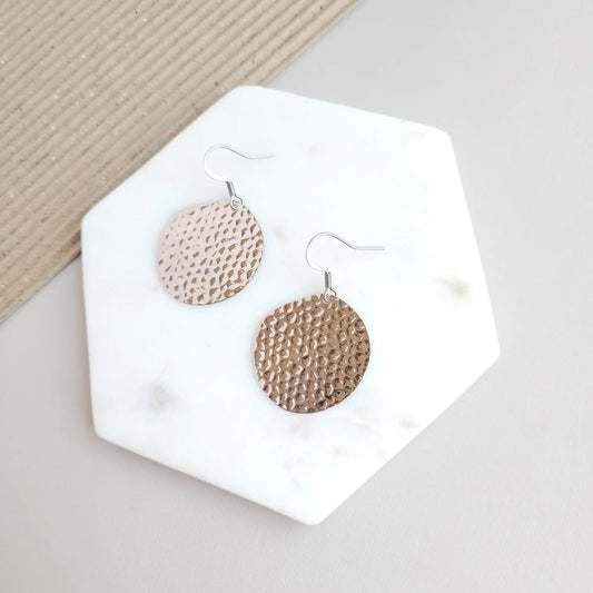 Stepping Out - Silver Lightweight Earrings