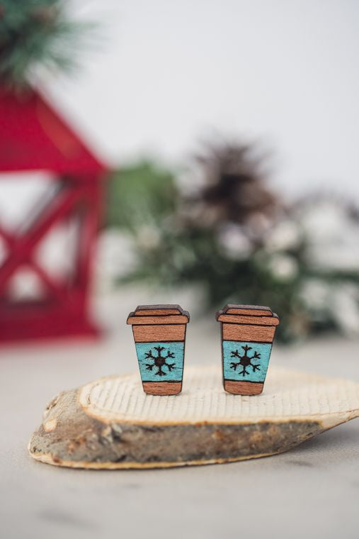 Winter Coffee Wood Studs